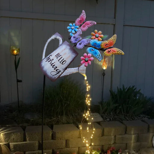 Watering Can with Lights for Outdoor Indoor Tree Decoration