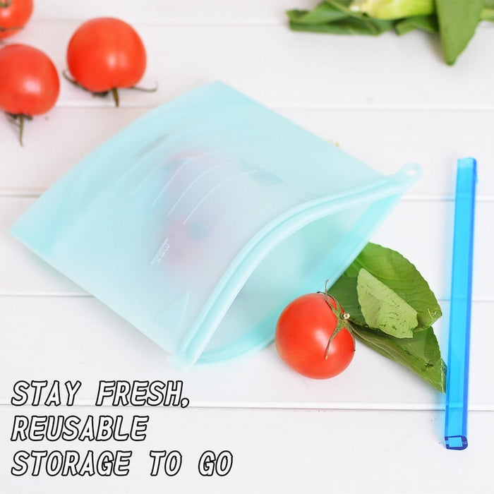 Reusable Food Storage Bags (FDA Approved Silicone)